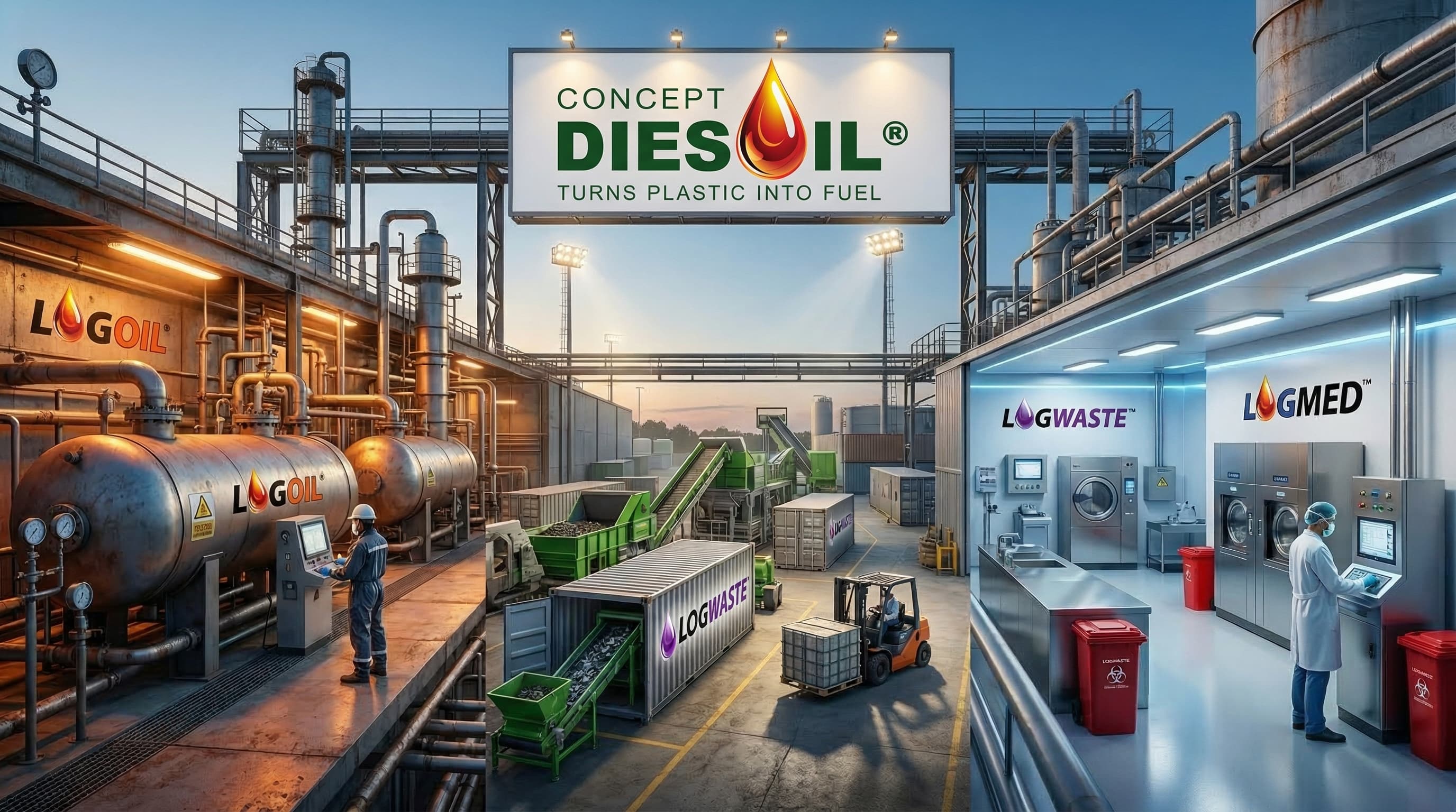DISOEIL Industrial Facility — LOGOIL, LOGWASTE, LOGMED operations